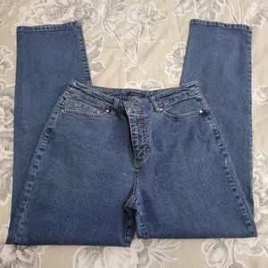 Jones NY Signature Washed Denim Straight Leg 5pkt Jeans Size 4 (fit like a 6)